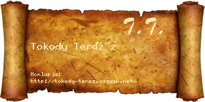 Tokody Teréz névjegykártya